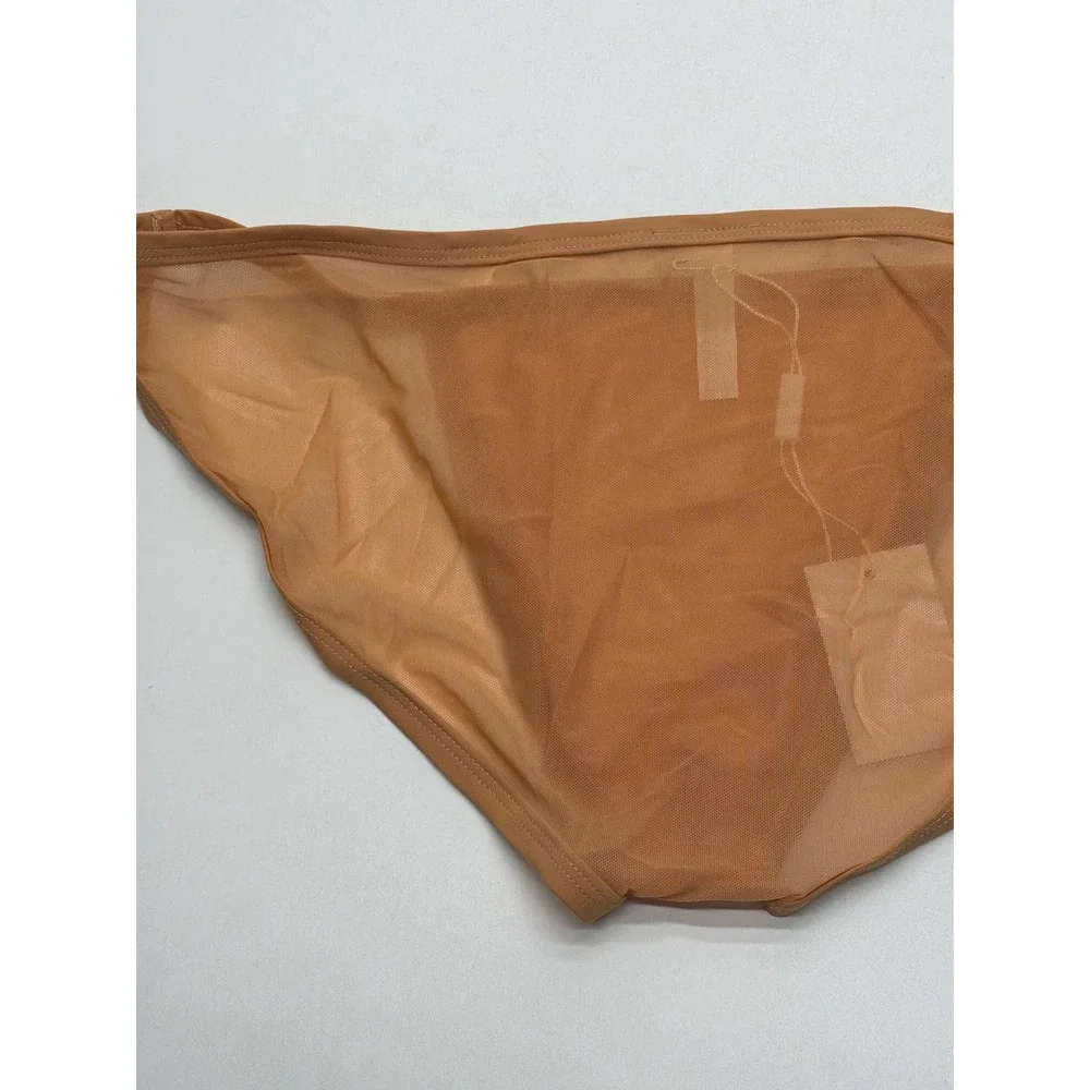 Todd Sanfield Mens Minimal Mesh Endurance Brief Hide Tan MM6916 Size L New